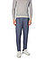 Hose Cisando, Mikrofaser-Stretch, dunkelblau meliert - dunkelblau