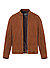 Lederjacke Jace, Slim Fit, Ziegenvelours, caramel - caramel