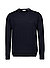 Pullover, Wolle, navy meliert - navy