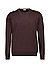 Pullover, Wolle, dunkelbraun meliert - dunkelbraun
