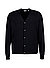 Cardigan, Wolle, schwarz - schwarz