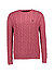 Pullover, Baumwolle, karmesinrot - karmesinrot