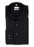 Hemd, Comfort Fit, Baumwolle blickdicht, schwarz - schwarz