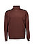 Rollkragenpullover, Merinowolle, dunkelbraun - dunkelbraun