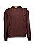 Pullover, Merinowolle extrafein, dunkelbraun meliert - dunkelbraun