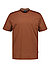 T-Shirt Thompson, Baumwolle, braun - braun