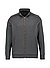 Sweatjacke, Baumwolle, grau - anthrazit