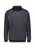 Polo-Shirt, Baumwolle, asphalt gemustert - asphalt