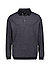 Polo-Shirt, Baumwolle, asphalt gemustert - asphalt