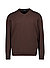 Pullover, Baumwolle-Kaschmir, braun meliert - braun
