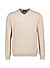Pullover, Baumwolle-Kaschmir, beige meliert - beige