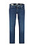 Jeans Elio, Tapered, Baumwoll-Strech, blau - blau