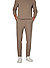 Bundfaltenhose, Mikrofaser-Stretch, beige meliert - beige