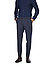Bundfaltenhose, Mikrofaser-Stretch, blau meliert - blau
