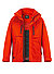 Funktionsjacke, Mikrofaser wasserdicht, orange - orange