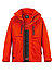 Funktionsjacke, Mikrofaser wasserdicht, orange - orange