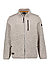 Fleecejacke, Strick, beige meliert - beige