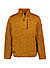 Fleecejacke, Strick, senf meliert - senf