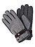 Handschuhe, Wolle warmgefüttert, grau - grau melange