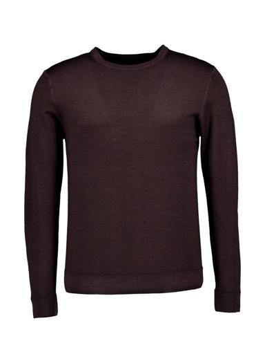 Pullover, Merinowolle, dunkelbraun