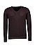Pullover, Merinowolle, dunkelbraun - dunkelbraun