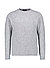 Pullover, Merinowolle Extrafein, grau meliert - grau