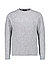 Pullover, Merinowolle Extrafein, grau meliert - grau