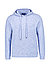 Kapuzenpullover, Merinowolle Extrafein, hellblau meliert - hellblau