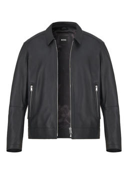 Stylingtipps Beschreibungsbild von BOSS Black Lederjacke Mapson 50543214/001