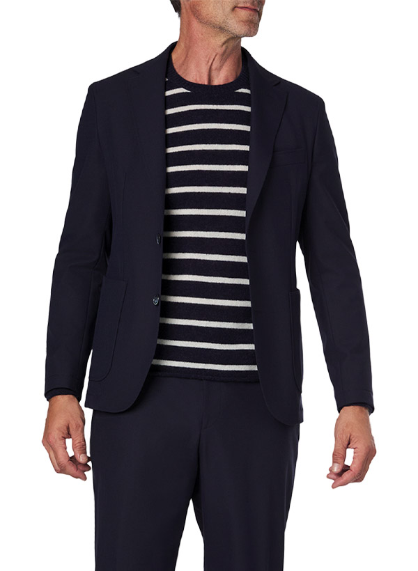 Sakko Hanry, Slim Fit, Performance-Tech-Wool ungefüttert, dunkelblau
