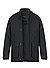 Steppjacke, Mikrofaser wasserabweisend, schwarz - schwarz