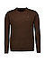 Pullover, Merinowolle, schwarz-braun - schwarz-braun