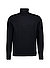Rollkragenpullover, Merinowolle, schwarz - schwarz