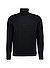 Rollkragenpullover, Merinowolle, schwarz - schwarz
