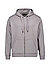 Sweatjacke, Baumwolle, bleigrau - bleigrau