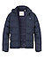 Steppjacke, Mikrofaser, dunkelblau - dunkelblau
