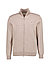 Cardigan,  Baumwolle, beige meliert - sand