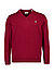 Pullover, Baumwolle, bordeaux - bordeaux