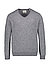 Pullover, Lammwolle, dunkelgrau meliert - dunkelgrau