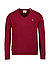 Pullover, Lammwolle, bordeaux - bordeaux