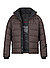 Skijacke Luka, Mikrofaser Thermore®, dunkelbraun - dunkelbraun