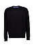Pullover, Baumwolle, schwarz - schwarz
