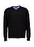 Pullover, Baumwolle, schwarz - schwarz