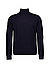 Rollkragenpullover, Merinowolle, navy - navy