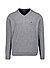Pullover, Merinowolle-Kaschmir, grau meliert - grau