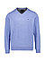 Pullover, Merinowolle-Kaschmir, kristallblau meliert - kristallblau