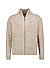 Cardigan, Alpaka-Wolle, beige meliert - beige
