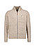 Cardigan, Alpaka-Wolle, beige meliert - beige