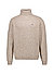 Rollkragenpullover, Wolle, ecru meliert - ecru