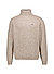 Rollkragenpullover, Wolle, ecru meliert - ecru